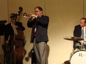 Tommy Bridges playing trumpet at SBE Broadcast and Technology Expo Tommy Bridges playing trumpet at SBE Broadcast and Technology Expo
